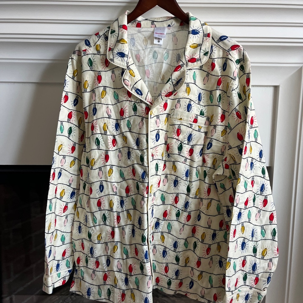 Hanna Andersson Multicolor Light Bulb Pajama Top